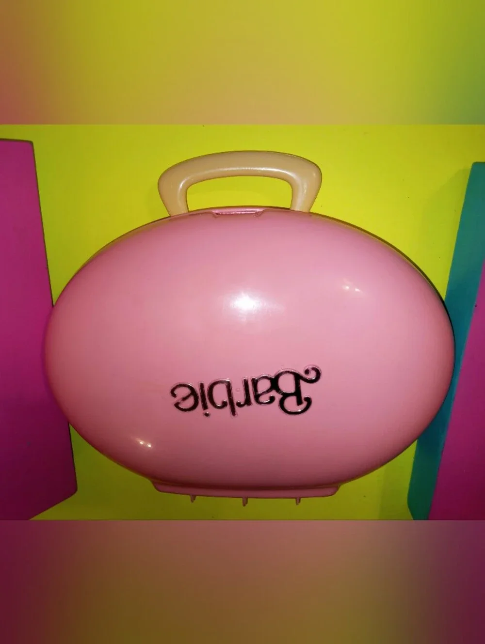 Barbie doll Pink Jewel Secrets Play Case Cosplay 80s